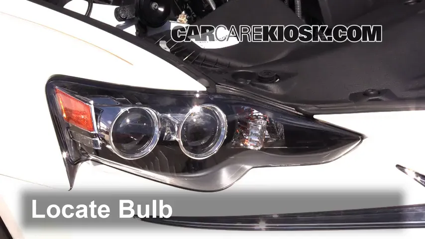 2014 Lexus IS250 2.5L V6 Lights Highbeam (replace bulb)